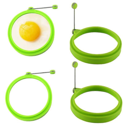 pcs silicone egg ring, egg rings non-stick, egg cooking rings, perfect fried shape or pancake rings V1237-ZY-203-0177