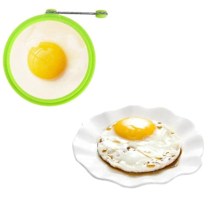 pcs silicone egg ring, egg rings non-stick, egg cooking rings, perfect fried shape or pancake rings V1237-ZY-203-0177