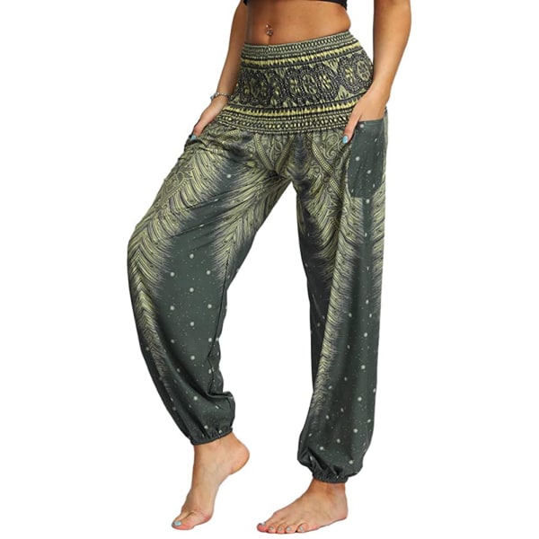 Women's Printed Sports Pants with Relaxed Bloomers_max V1237-ZY-203-0188
