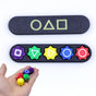 Squid Game 2 Gonggi & Case Korean Grab 5 stone sieves+rectangular box V1237-ZY-203-0191