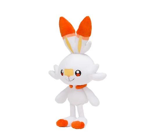 35cm Scorbunny Rabbit Plush Cute Sword Shield Anime Game Elf Doll V1237-ZY-203-0193
