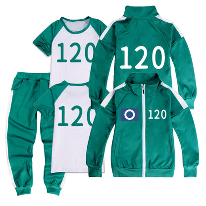 Squid Game, sportswear, complete set with rope 230 158 V1237-ZY-203-0194