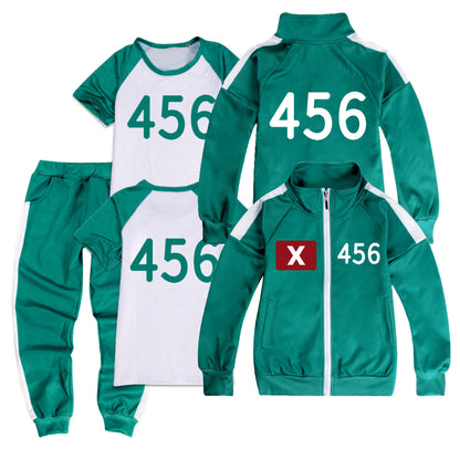 Squid Game, sportswear, complete set with rope 230 158 V1237-ZY-203-0194