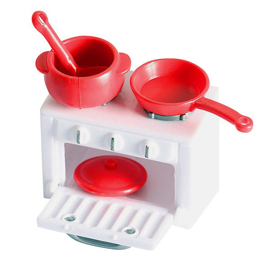 Toys Children Pretend Cooking Stove Mini House Gas Stove Mini Stove Model Miniature Stove Play Kitchen V1237-ZY-203-0221