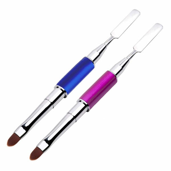 2pcs Polygel Brush and Picker with Double Ends, 2 in 1 Design Polygel_max V1237-ZY-203-0233