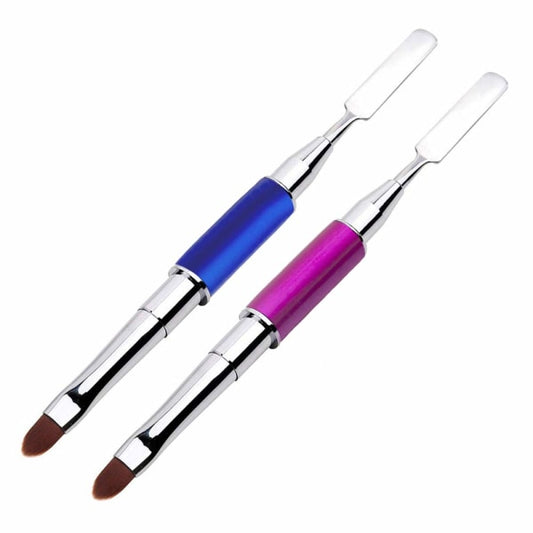 2pcs Polygel Brush and Picker with Double Ends, 2 in 1 Design Polygel_max V1237-ZY-203-0233