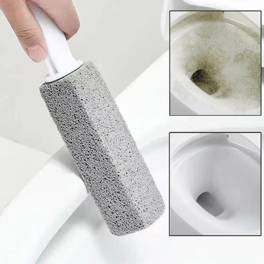 Pumice Toilet Brush Household Toilet Bowl Cleaning Limesc - Gray 3.8*3.8*23.5CM V1237-ZY-203-0237