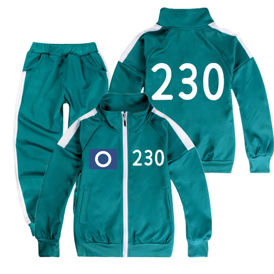 Squid Game Season 2 - Jacket and Pants Outfit for Kids Survival Game Gift #230 #230 #230 #230 160cm V1237-ZY-203-0242
