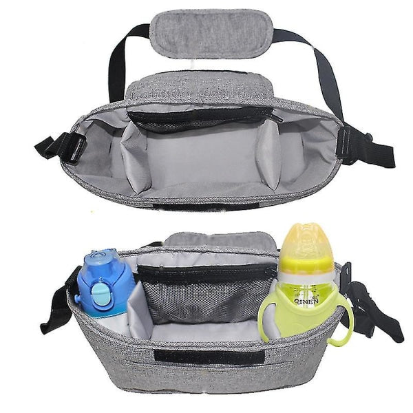 Baby Organizer Stroller Accessories Bag Large Space for All Strollers(Black) V1237-ZY-203-0261