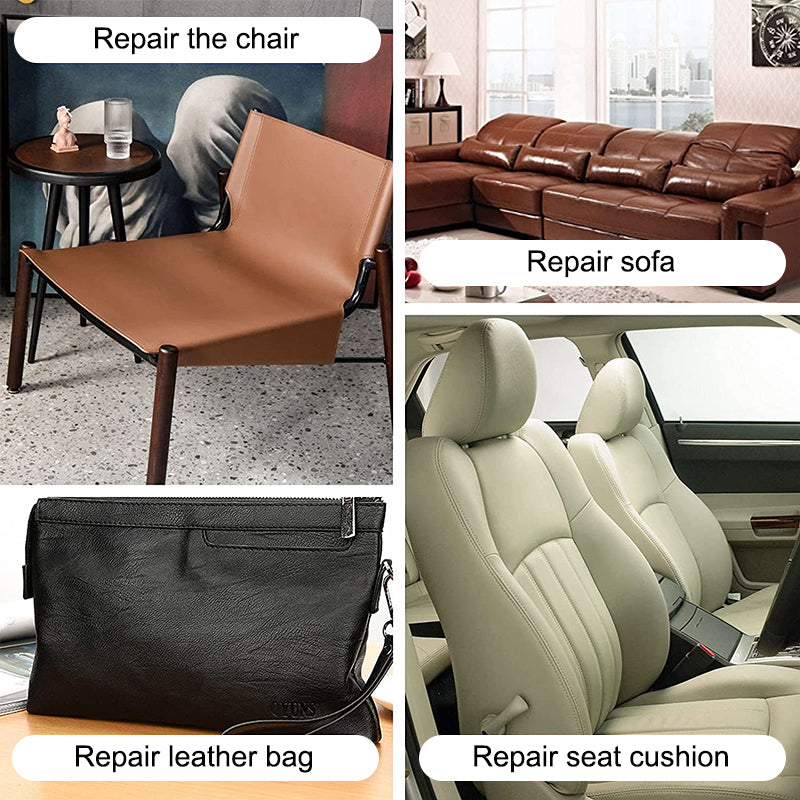 INF Self-Adhesive Repair Patch Faux Leather 50x138 cm Black V1237-ZY-203-0267
