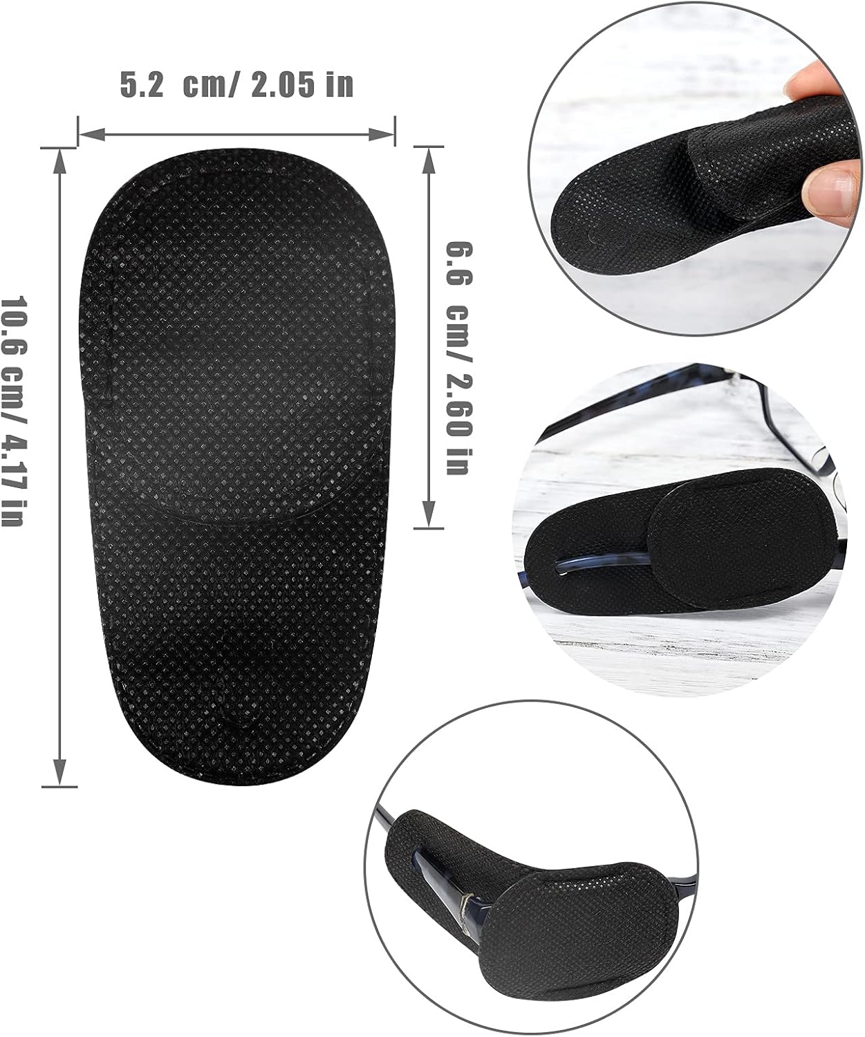 Pieces Eye Patches for Glasses, Reusable Eye Patches for Covering V1237-ZY-203-0272