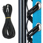 Drawstring, rubber band, folding chair accessories (black export (a set of 2 long and 2 short)), V1237-ZY-203-0281