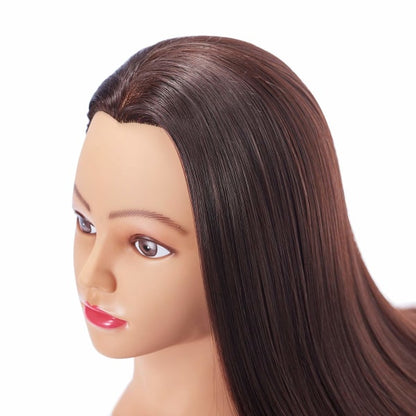 65CM Mannequin Head Hairdressing Training Cosmetology Mannequin V1237-ZY-203-0288