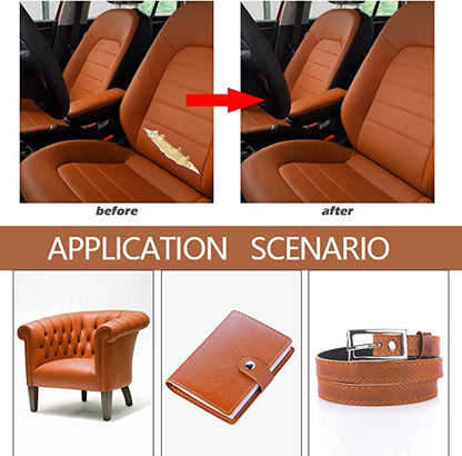 INF Self-Adhesive Repair Patch Faux Leather 50x138 cm Light Brown V1237-ZY-203-0292