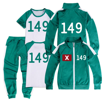 Squid Game, sportswear, complete set with rope 149 122 V1237-ZY-203-0303