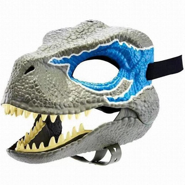 Dinosaur Headgear with Opening Jaw, Dino Mask for Kids and Adults, Costume V1237-ZY-203-0310