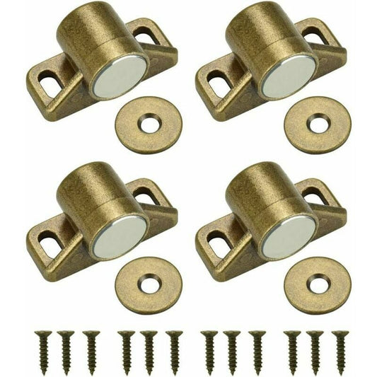 pcs magnets for cabinet doors, magnetic door lock, magnetic door closer with 4 washers and 12 screws, V1237-ZY-203-0315