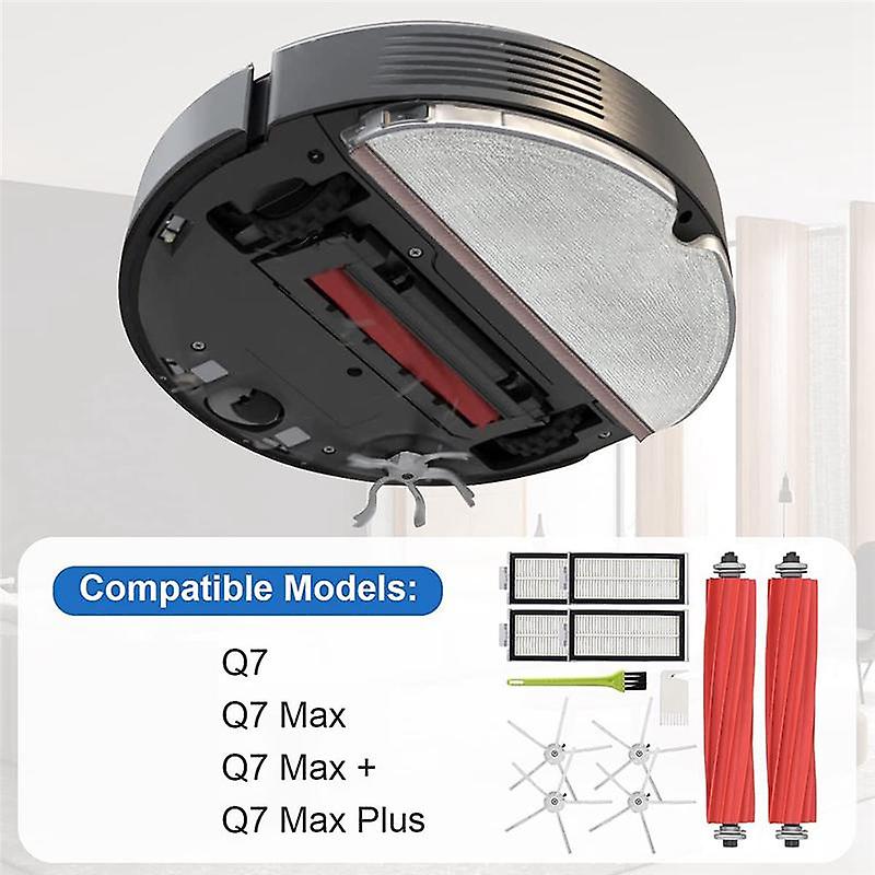 Accessories for Q7 / Q7 Max / Q7 Plus Spare Parts, Brush Set Robot Vacuum Cleaner V1237-ZY-203-0322