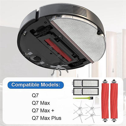 Accessories for Q7 / Q7 Max / Q7 Plus Spare Parts, Brush Set Robot Vacuum Cleaner V1237-ZY-203-0322