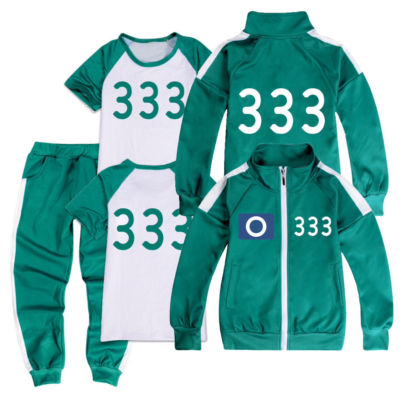 Squid Game, sportswear, complete set with rope 222 170 V1237-ZY-203-0339