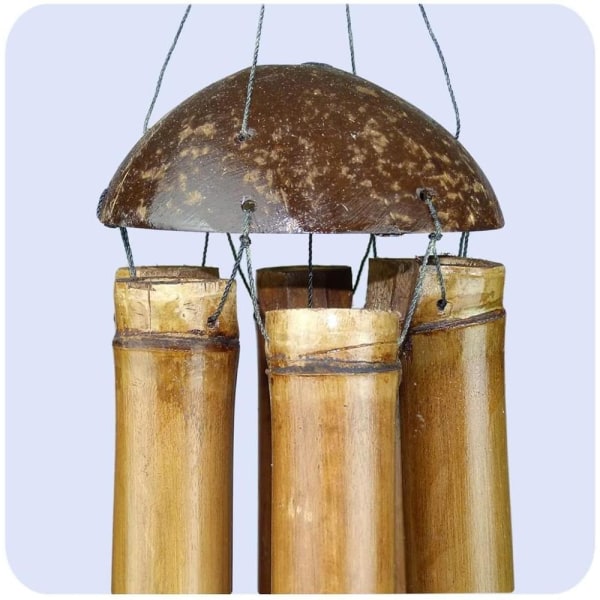 Bamboo wind chime, good sound, decorative for the garden and V1237-ZY-203-0343