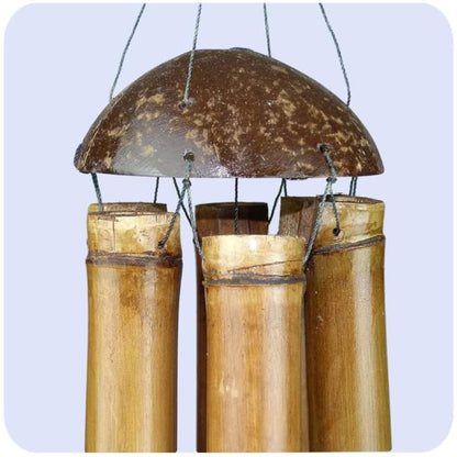 Bamboo wind chime, good sound, decorative for the garden and V1237-ZY-203-0343