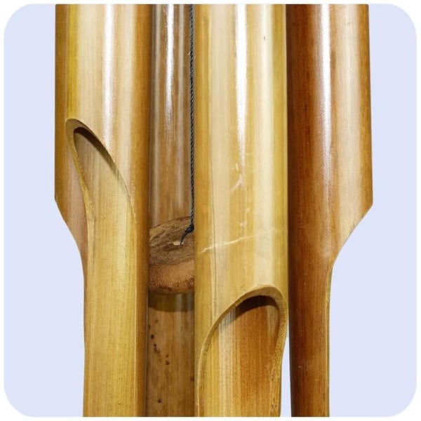 Bamboo wind chime, good sound, decorative for the garden and V1237-ZY-203-0343