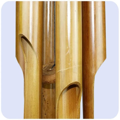 Bamboo wind chime, good sound, decorative for the garden and V1237-ZY-203-0343