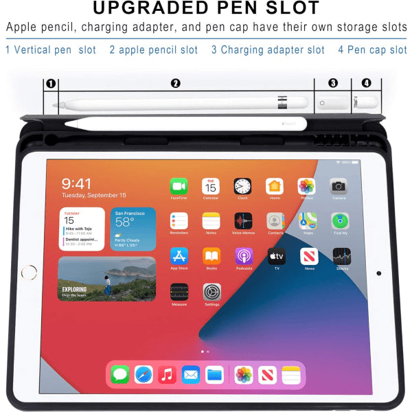 iPad 10.2 Case (9th Gen 2021) & (8th Gen 2020) & (7th 2019) Auto Wake/Sleep Cover V1237-ZY-203-0345