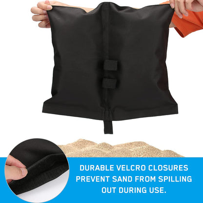 4-pack tent weights sandbags, heavy foot bag for legs V1237-ZY-203-0347