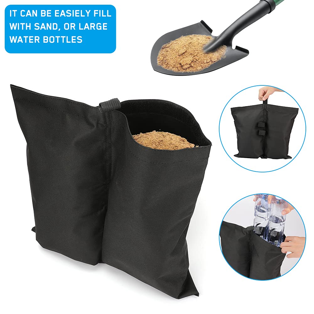 4-pack tent weights sandbags, heavy foot bag for legs V1237-ZY-203-0347