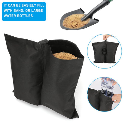 4-pack tent weights sandbags, heavy foot bag for legs V1237-ZY-203-0347