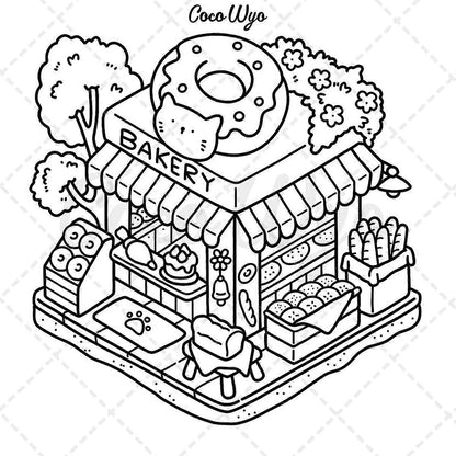 Coloring Book for Adults and Teens, Super Cute Patterns for Relaxation V1237-ZY-203-0371