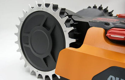 Worx Landroid Robotic Lawn Mower Pulley Sprocket Studs Anti-Slip Wheels-L Type 225mm, 2pcs V1237-ZY-203-0373