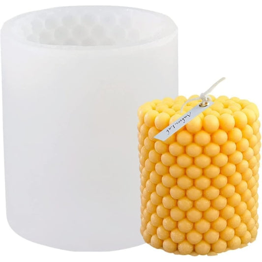 Candle mold, 3D cylindrical molds, geometric modern mold, candle making molds, DIY mold, molds for di_max V1237-ZY-203-0381