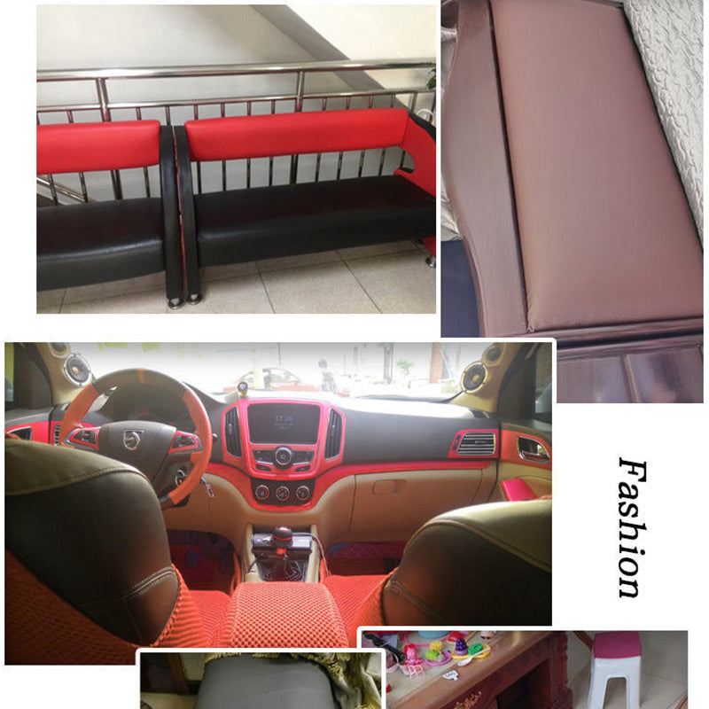 Self-Adhesive Repair Patch Faux Leather 50x138 cm Dark Brown V1237-ZY-203-0388