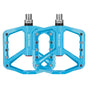 pair of wide pedals with non-slip surface and repair function, blue V1237-ZY-203-0395