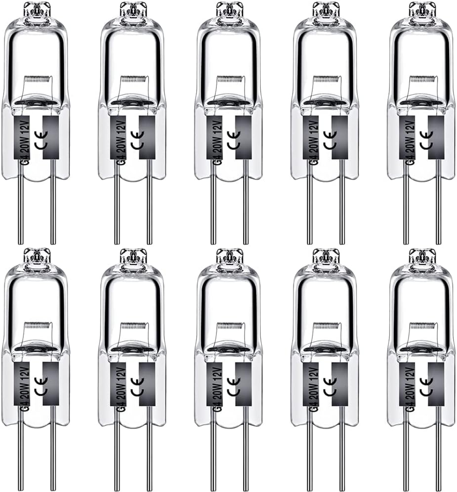 G4 halogen lamps 10W 12V - Warm white - 10-pack 10pcs 10pcs 10W V1237-ZY-203-0411