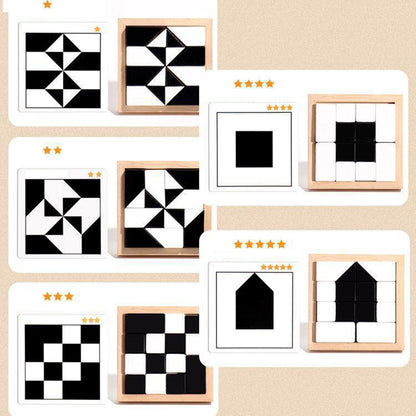 Hidden Block Puzzle Puzzle Toys Wooden Puzzle C V1237-ZY-203-0441