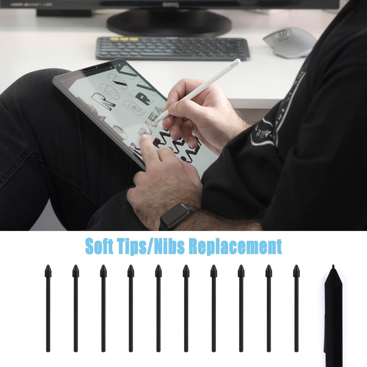 10pcs S Pen Nibs for Samsung Galaxy Tab S6 with Installation Tool Compatible with Samsung Galaxy Tab S7 & S7 V1237-ZY-203-0464