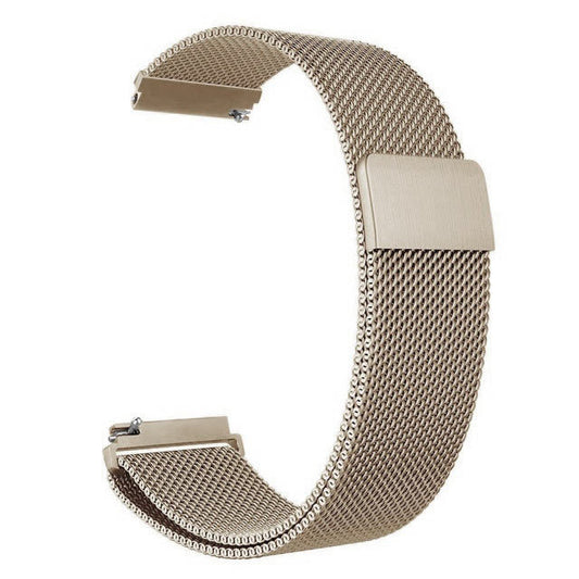 Stainless Steel Milanese Magnetic Watch Band for Garmin venu 2/venu SQ/venu 2S Venu Vintage Gold V1237-ZY-203-0469