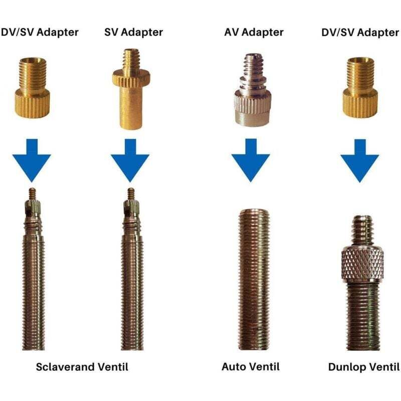 15 pcs Bicycle Valve Adapter Set Reducing Nozzles Tire Pump Adapter Set Ball Pump Needle Universal. V1237-ZY-203-0470