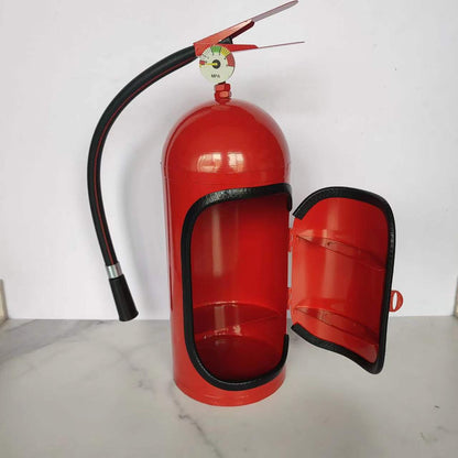Fire Extinguisher Minibar Wine Cabinet Perfect Gift for Men black V1237-ZY-203-0493