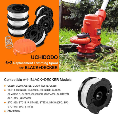 Trimmer Line Spool for Black and Decker Trimmers, 6 Trimmer Line-Xin V1237-ZY-203-0496