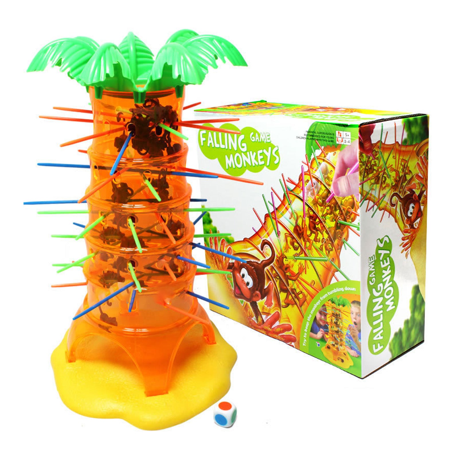 Monkey Tree Climbing - Educational game for children - Fun logic game for family parties V1237-ZY-203-0522