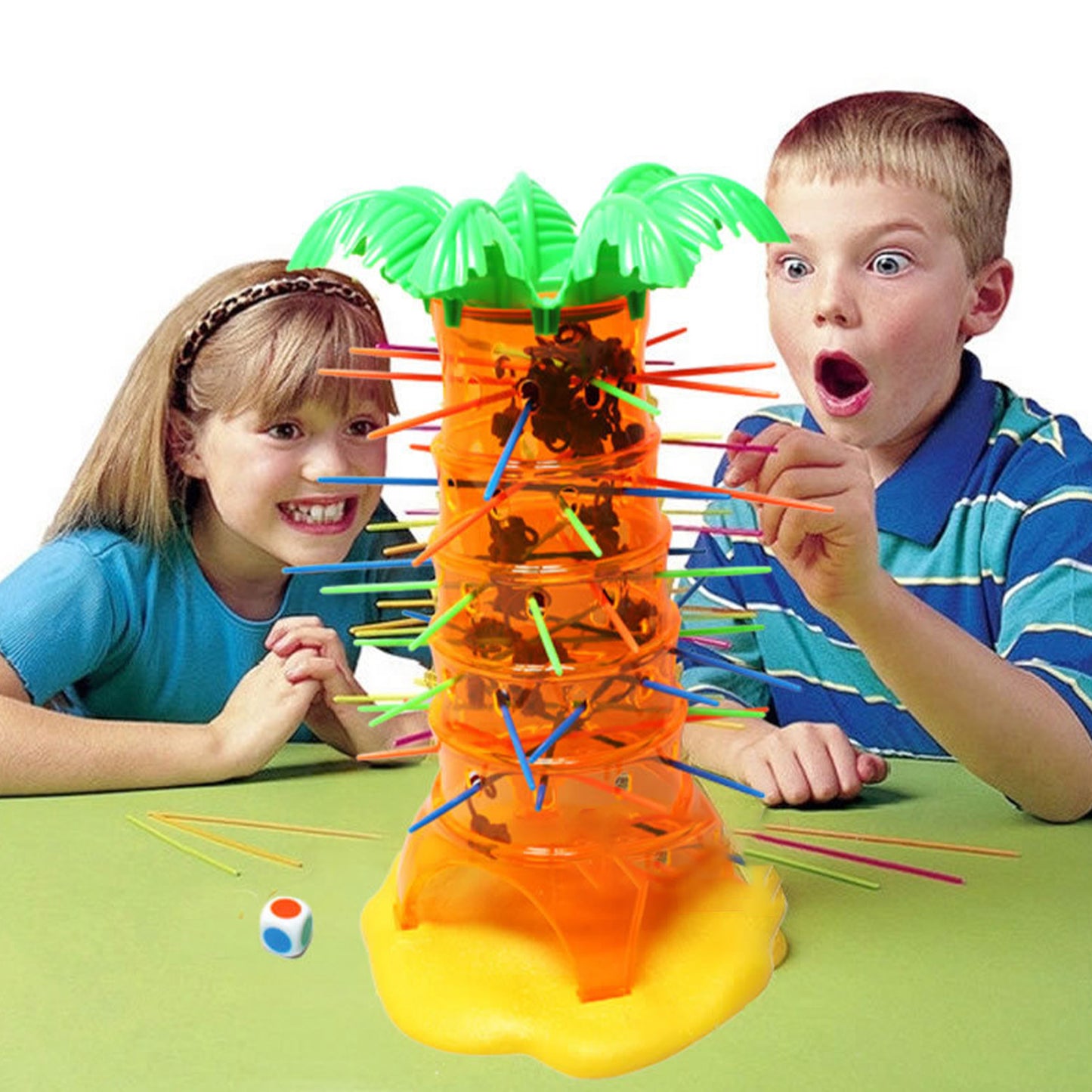Monkey Tree Climbing - Educational game for children - Fun logic game for family parties V1237-ZY-203-0522