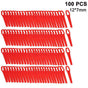 100 pcs Plastic Grass Trimmer Blades Cordless Trimmer Blades V1237-ZY-203-0577