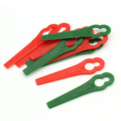 100 pcs Plastic Grass Trimmer Blades Cordless Trimmer Blades V1237-ZY-203-0577