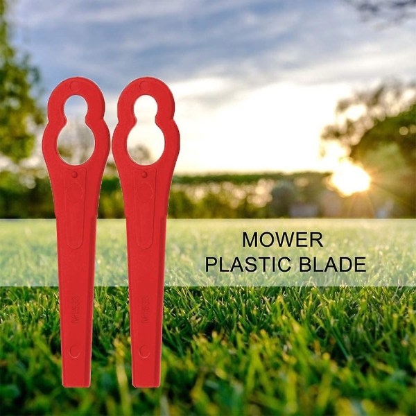 100 pcs Plastic Grass Trimmer Blades Cordless Trimmer Blades V1237-ZY-203-0577