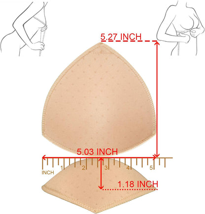 Bra Pads Insert 5 Pairs. Bra Pads Breathable Dcup V1237-ZY-203-0603
